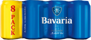 Bavaria set met 8 blikjes van 33cl